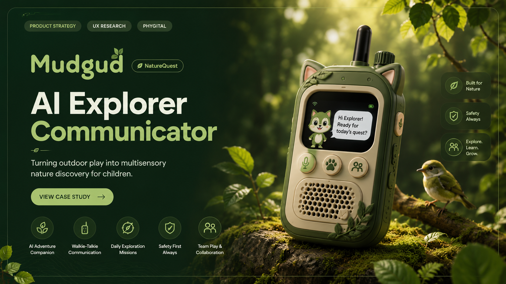Mudgud NatureQuest AI explorer communicator preview
