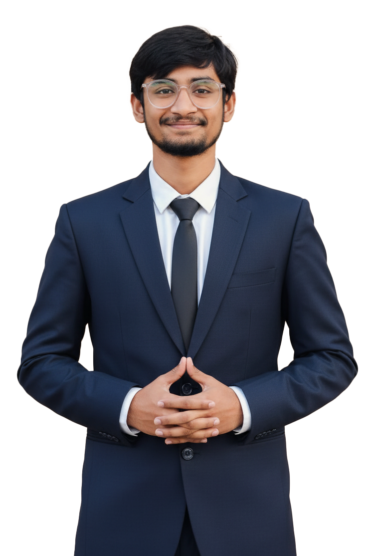 Portrait of Divyansh Gupta, product designer
